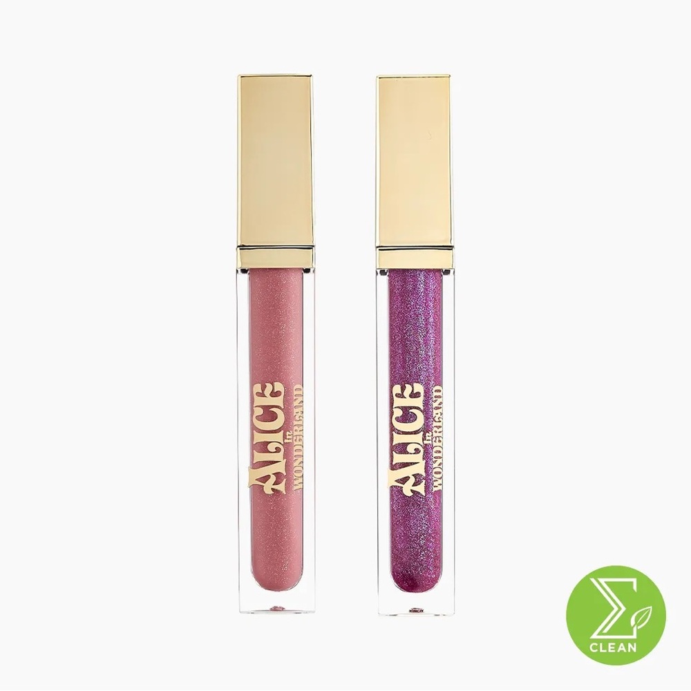 Brand new, NEVER OPENED DISNEY ALICE IN WONDERLAND LIP DUO